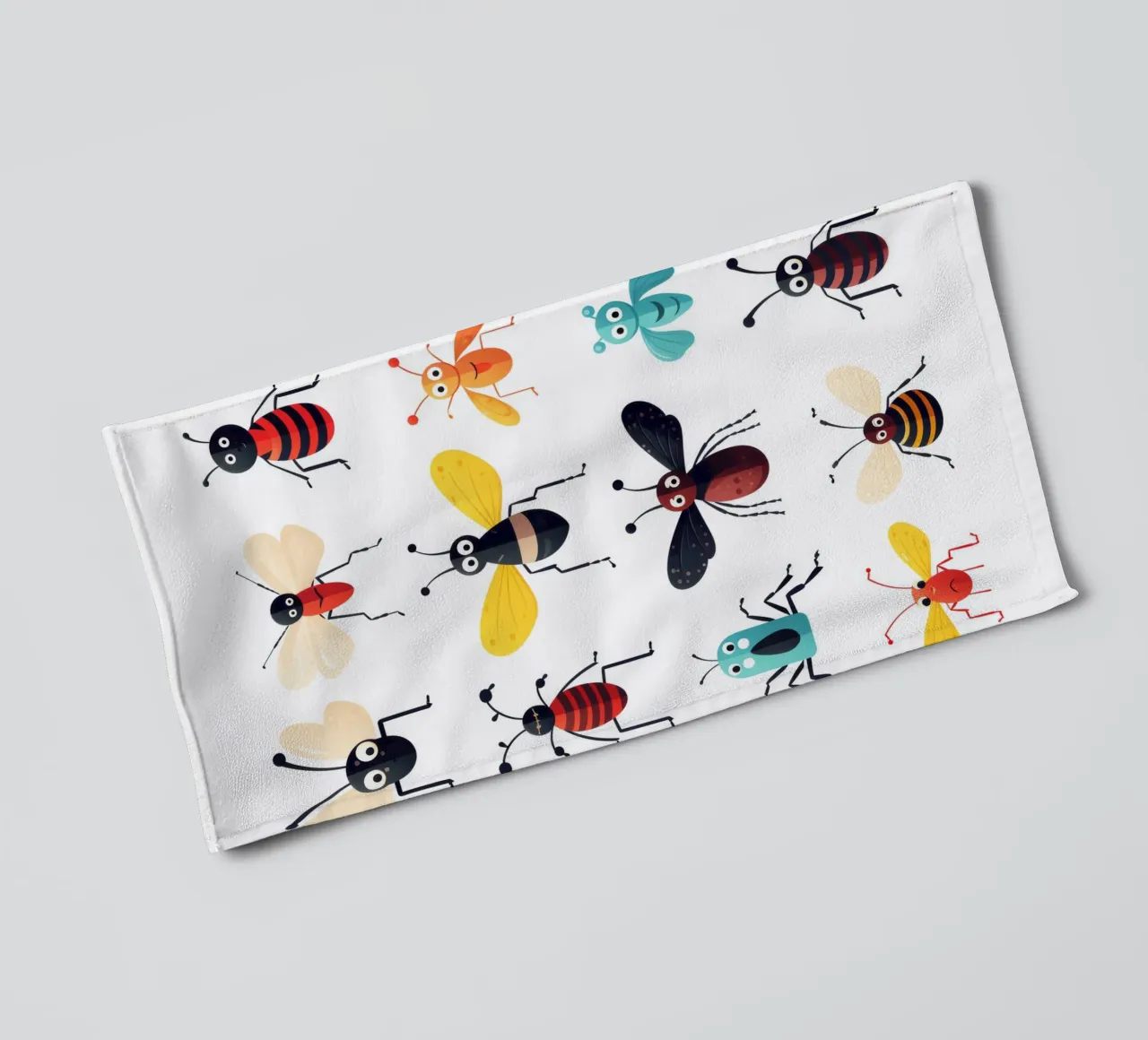 Leuke dieren badhanddoek van Art Digital Visuel