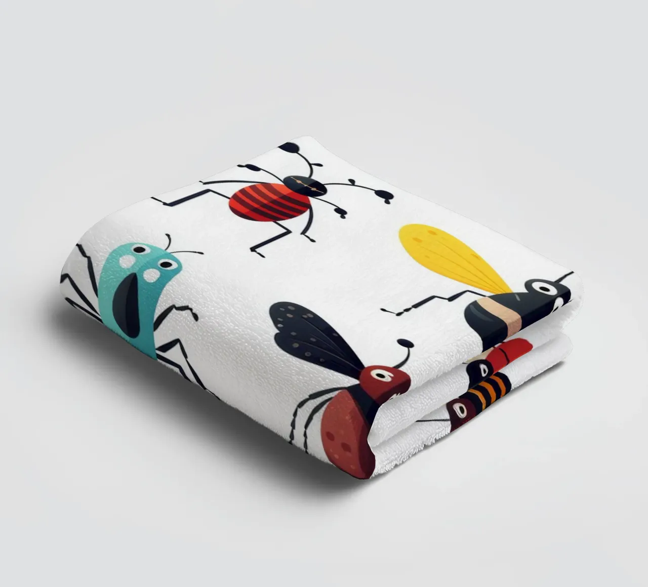 Leuke dieren badhanddoek van Art Digital Visuel