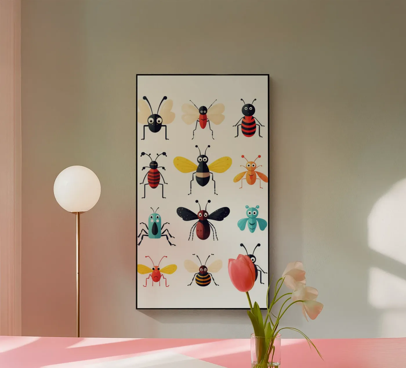 Leuke dieren acryl van Art Digital Visuel