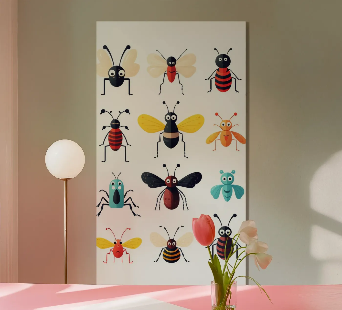 Leuke dieren acryl van Art Digital Visuel