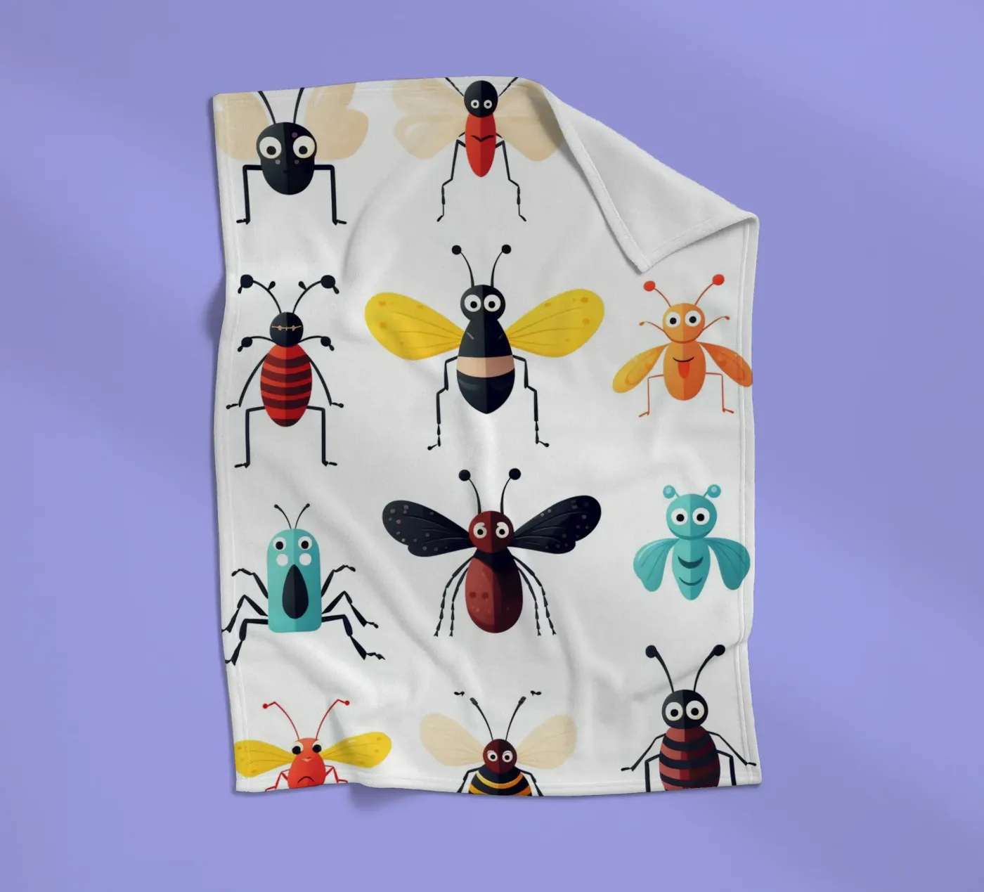 Fun animals fleece blanket by Art Digital Visuel