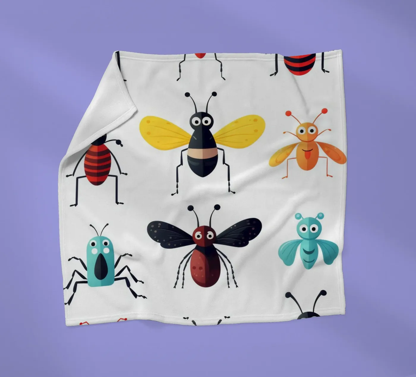 Fun animals fleece blanket by Art Digital Visuel