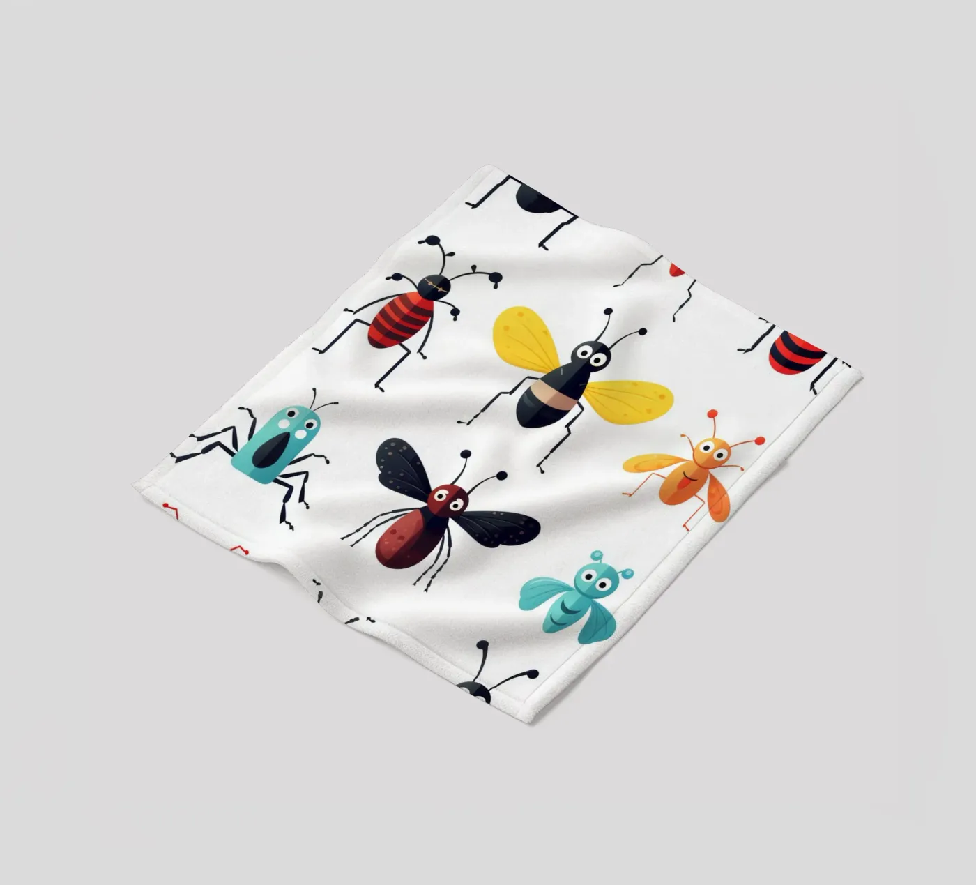 Fun animals fleece blanket by Art Digital Visuel