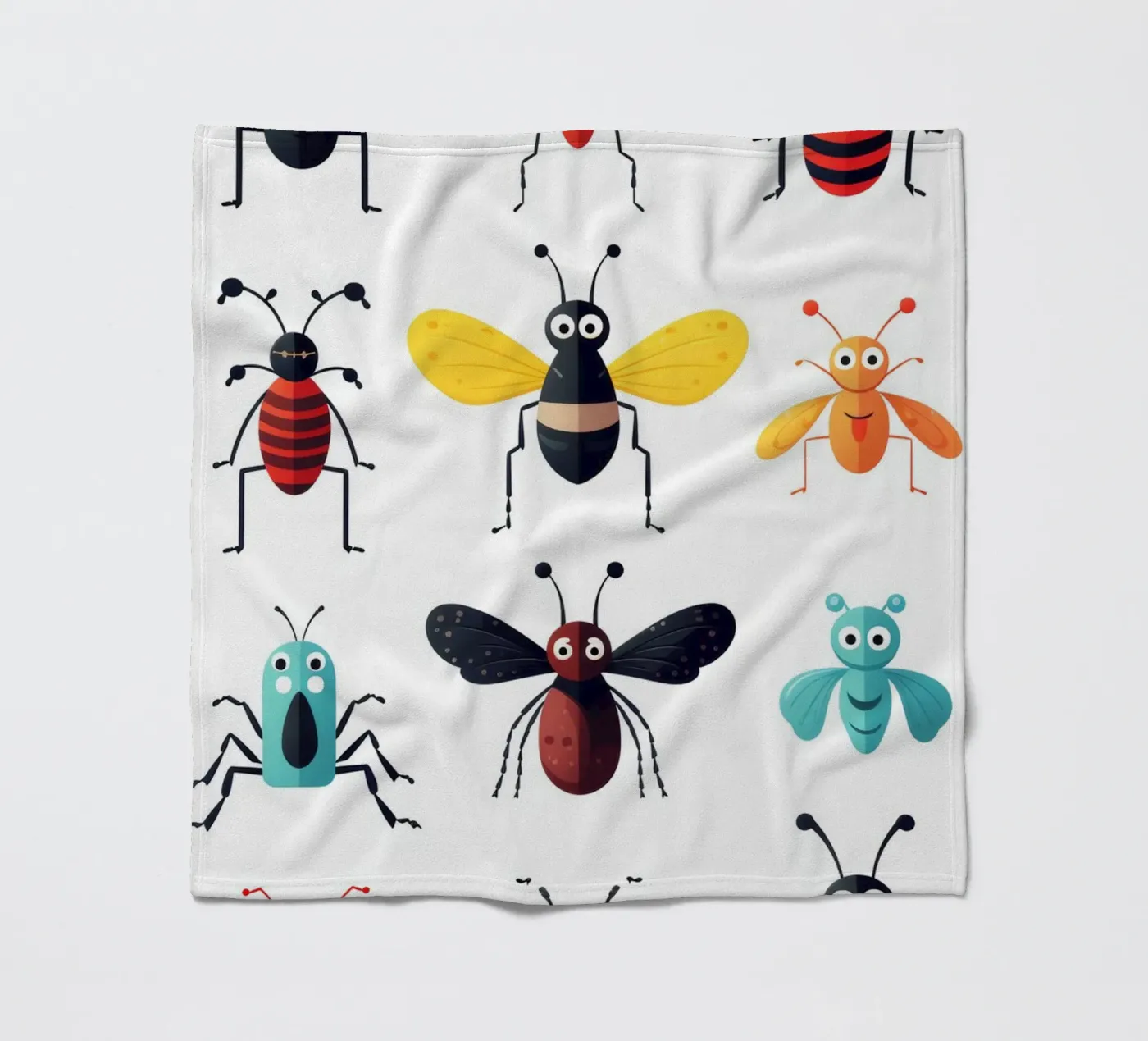 Fun animals fleece blanket by Art Digital Visuel