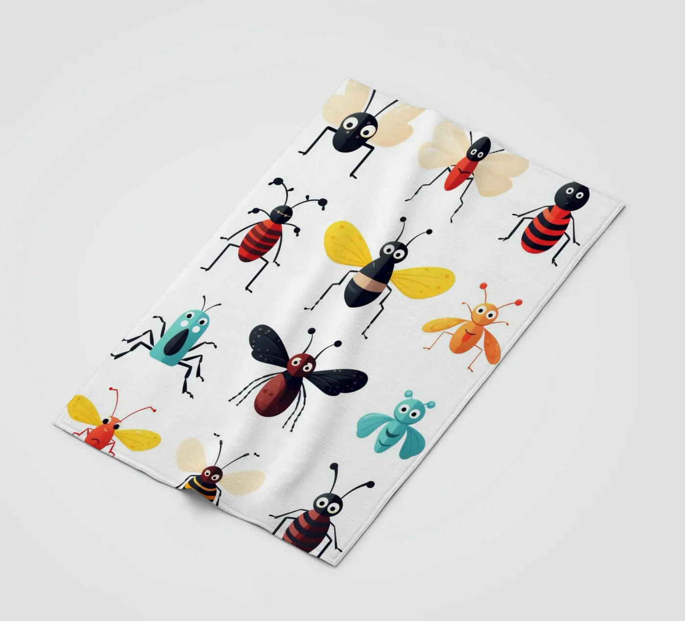 Fun animals fleece blanket by Art Digital Visuel