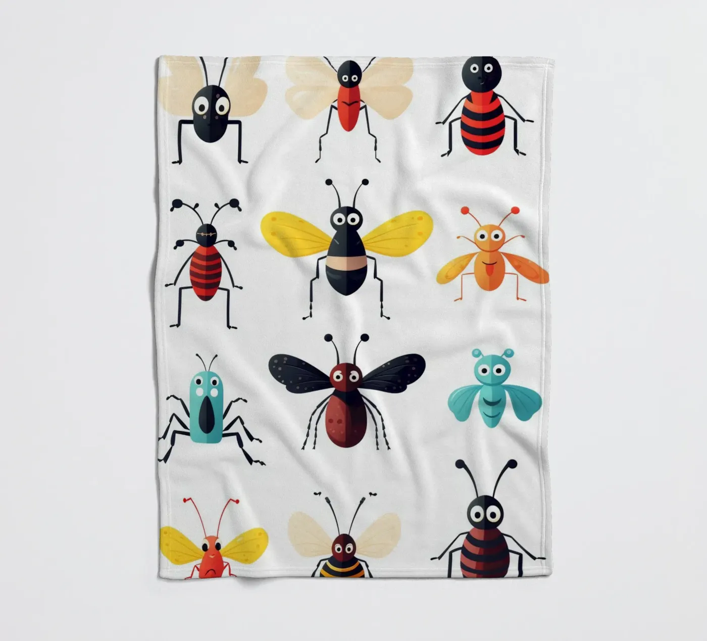 Fun animals fleece blanket by Art Digital Visuel
