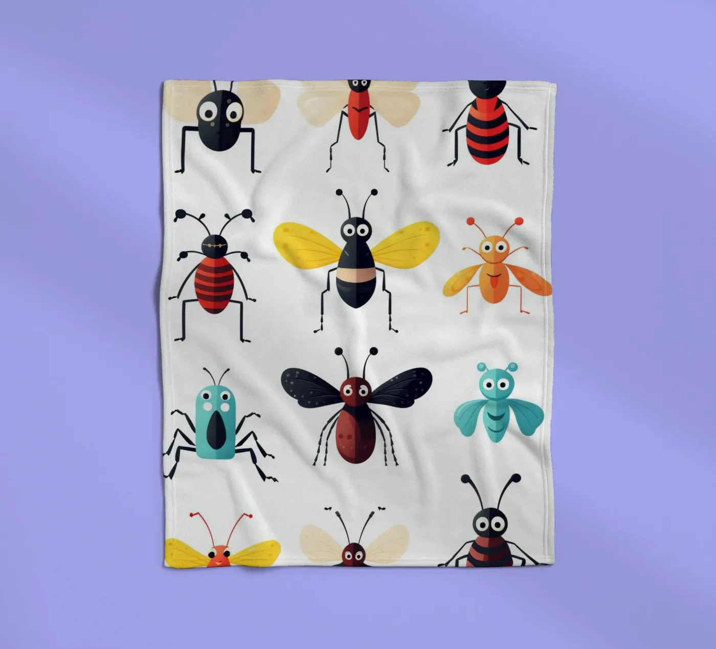 Fun animals fleece blanket by Art Digital Visuel