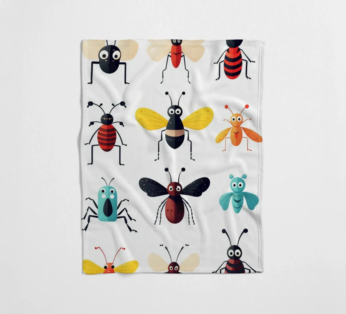 Fun animals fleece blanket by Art Digital Visuel