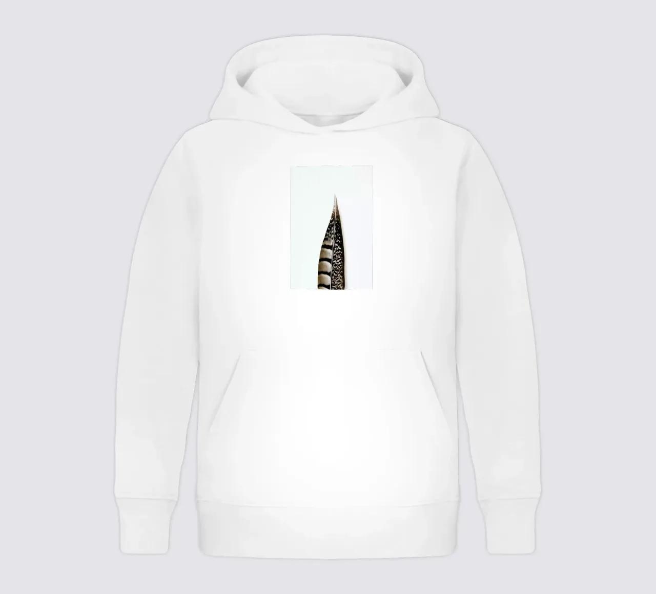 One Feather felpa bambino con cappuccio da Miles of Light