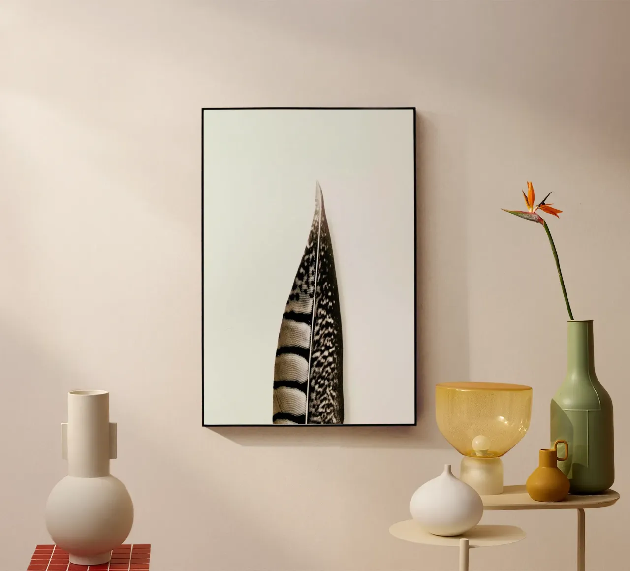 One Feather plexiglass da Miles of Light