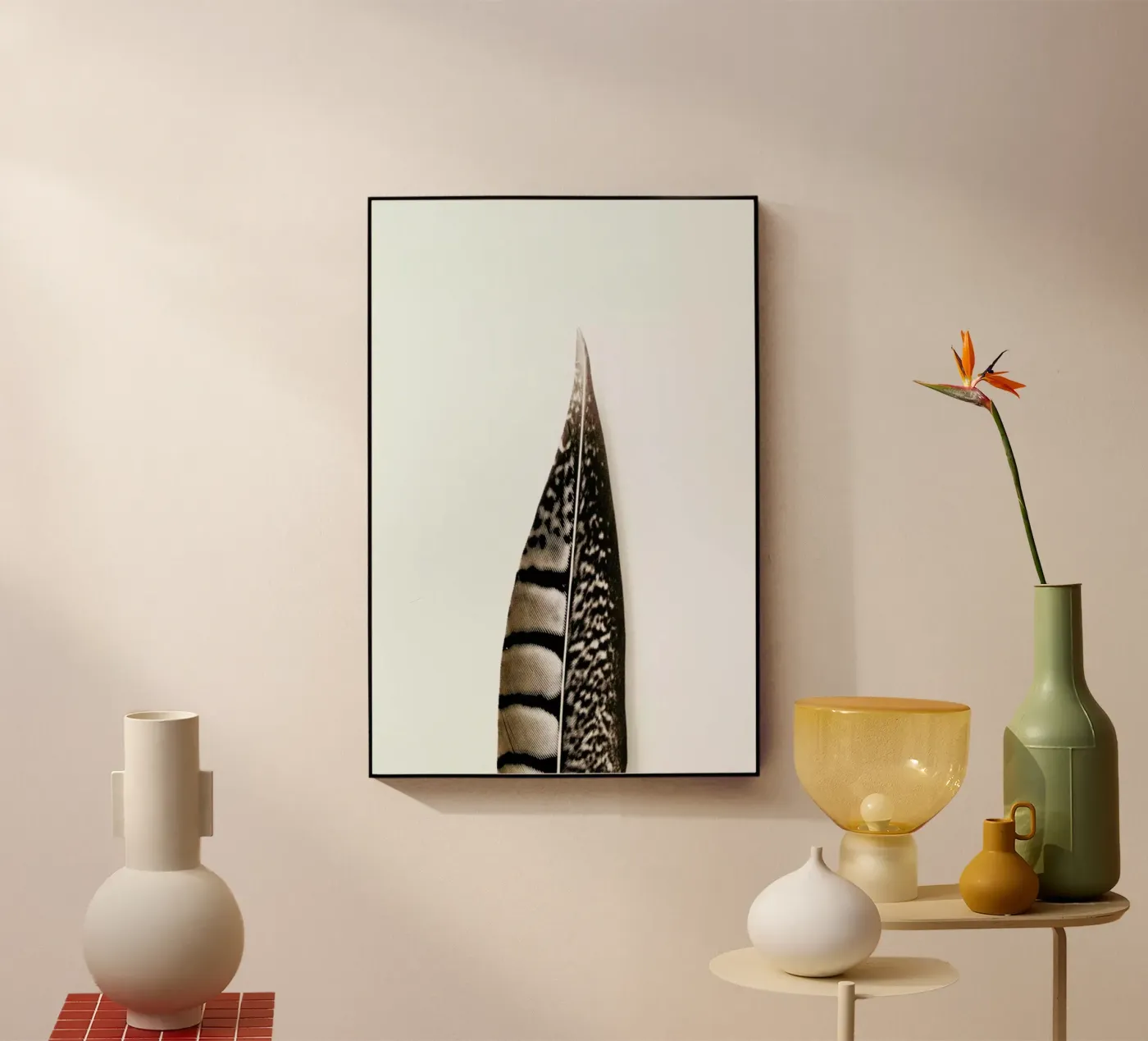 One Feather plexiglass da Miles of Light