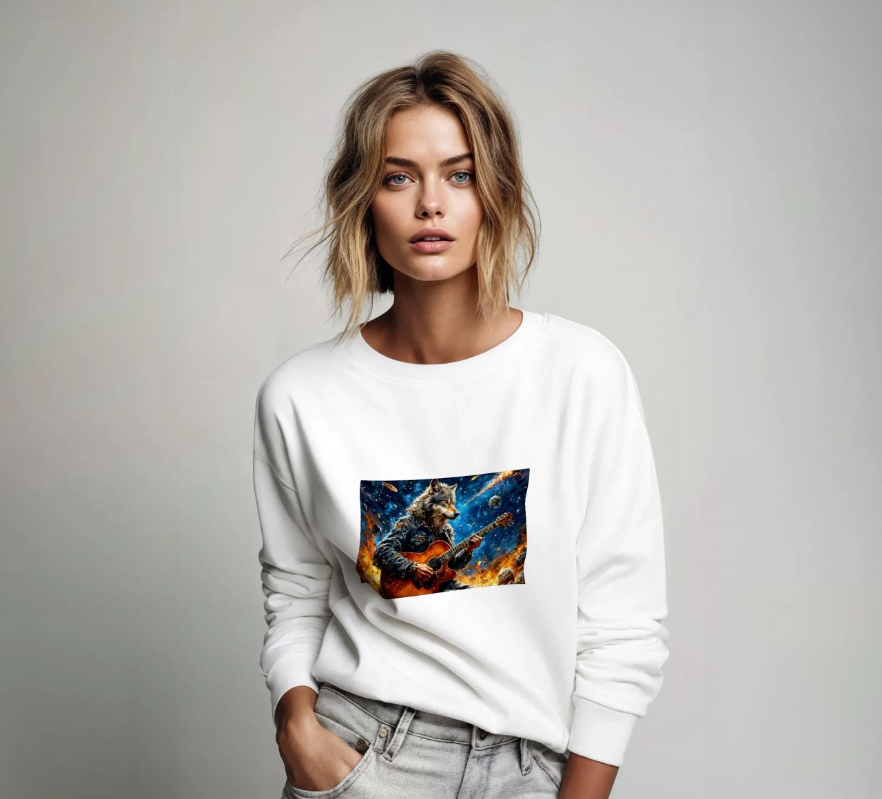 zorro de roca sudadera de ARTVI-SHOP
