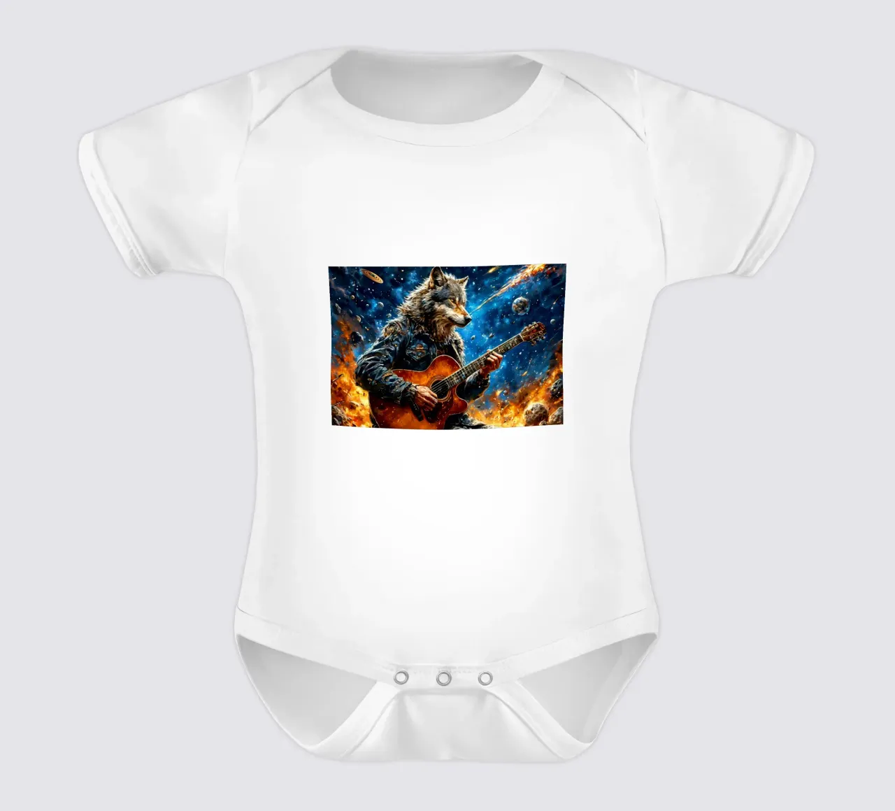 Steinfuchs Kurzarm Babybody von 🎁 ARTVI-SHOP