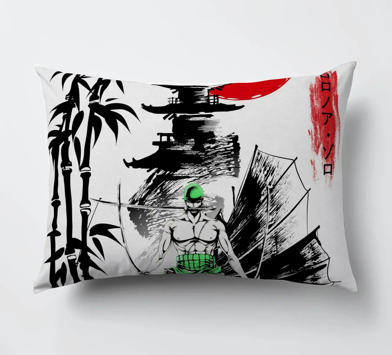 Roronoa Zoro cuscino da Neonartstudio