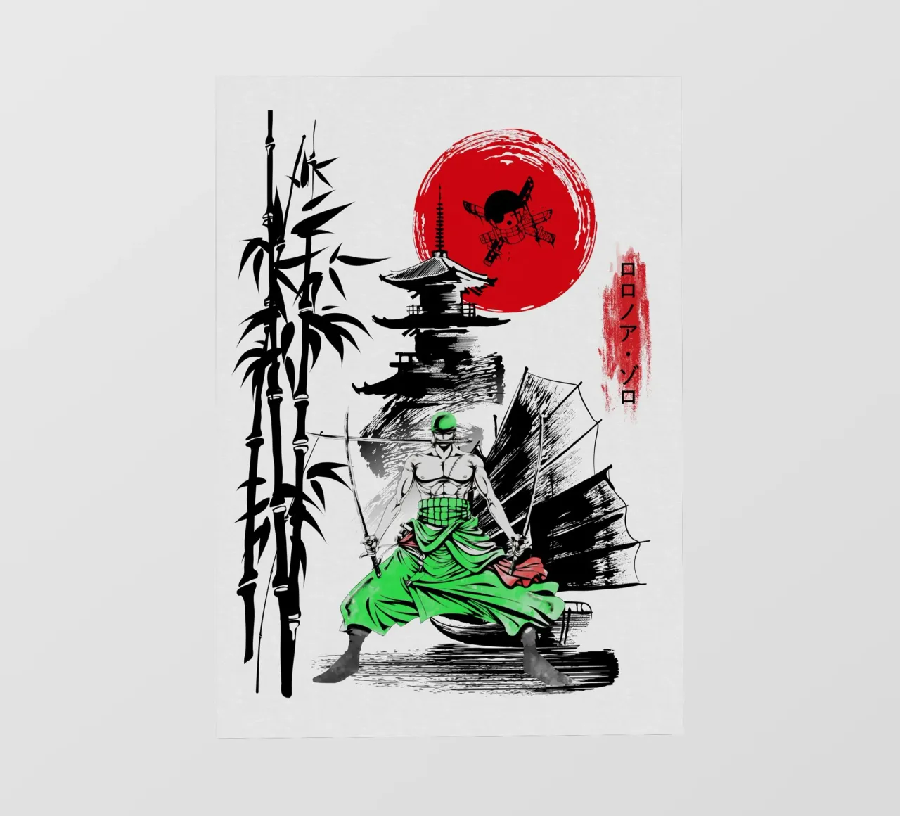 Roronoa Zoro telo in pvc da Neonartstudio