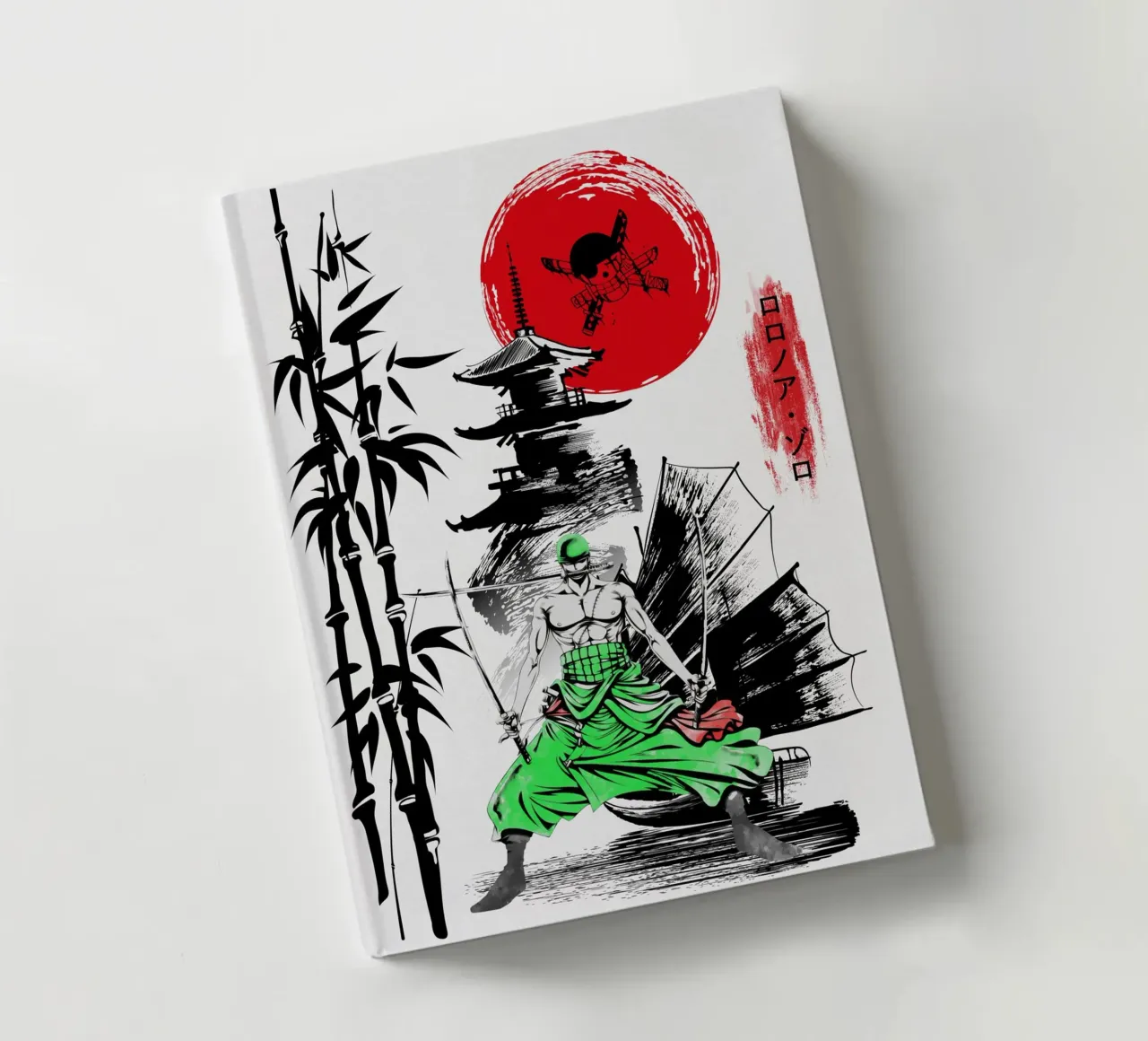 Roronoa Zoro notebook by Neonartstudio