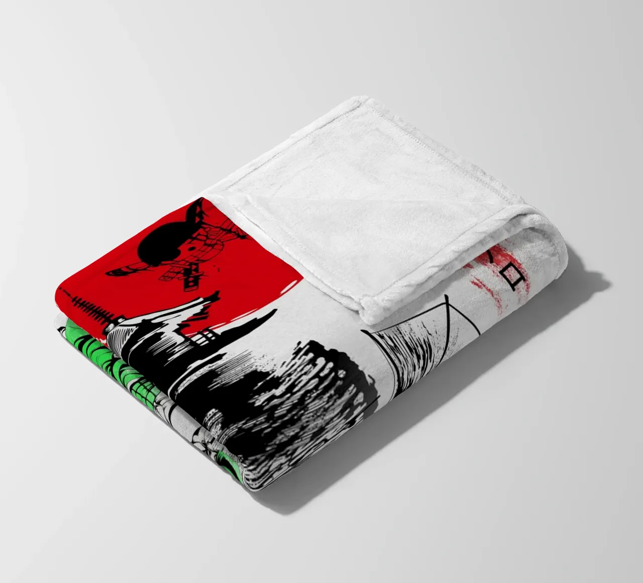 Roronoa Zoro coperta in pile da Neonartstudio