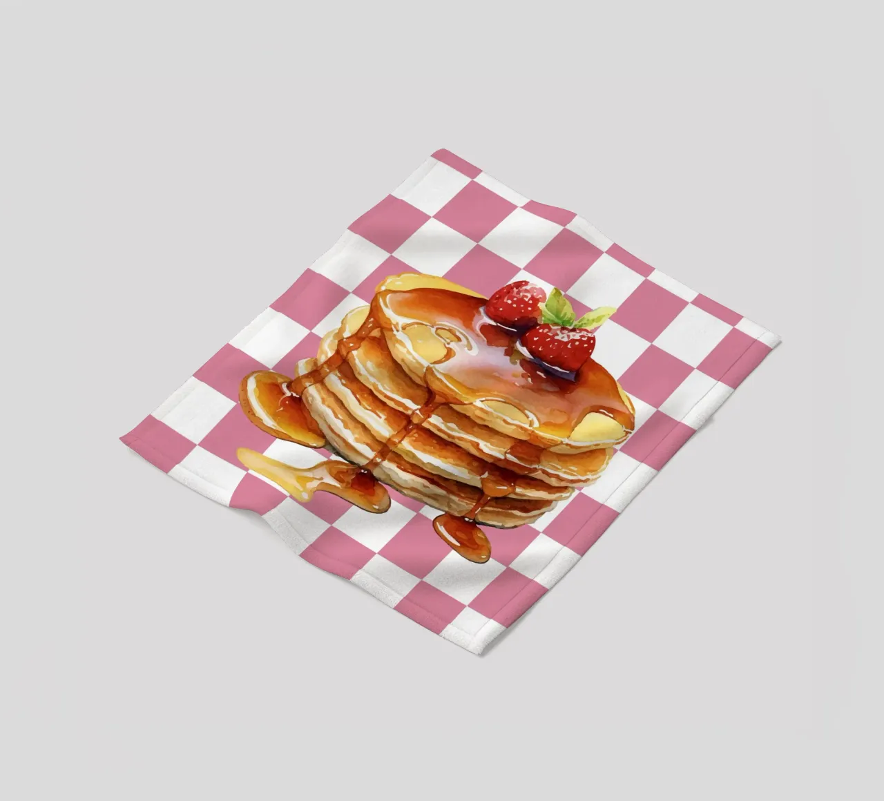 stack of pancakes manta de franela de ramosashop