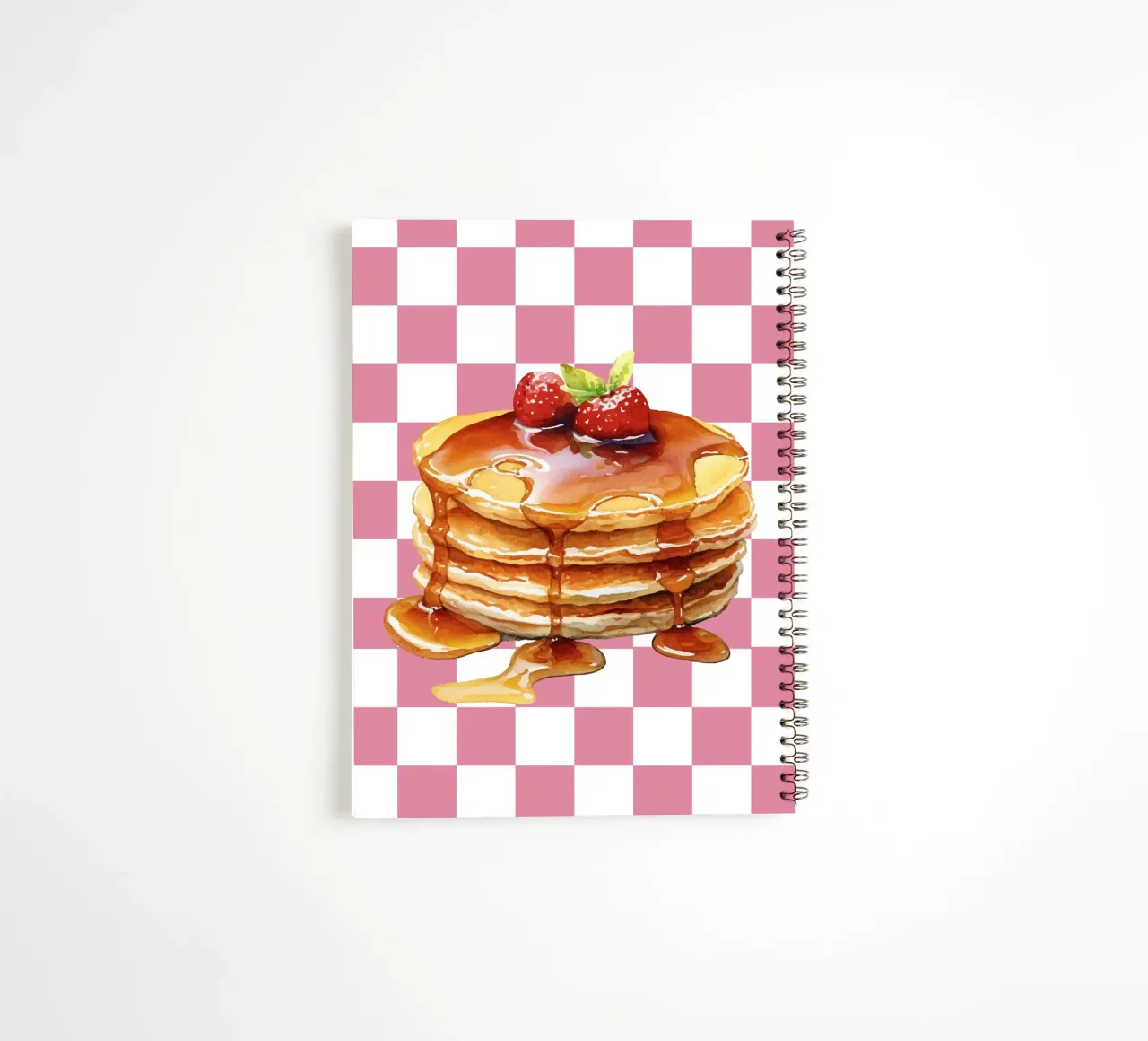 stack of pancakes spiral notebook by ramosashop