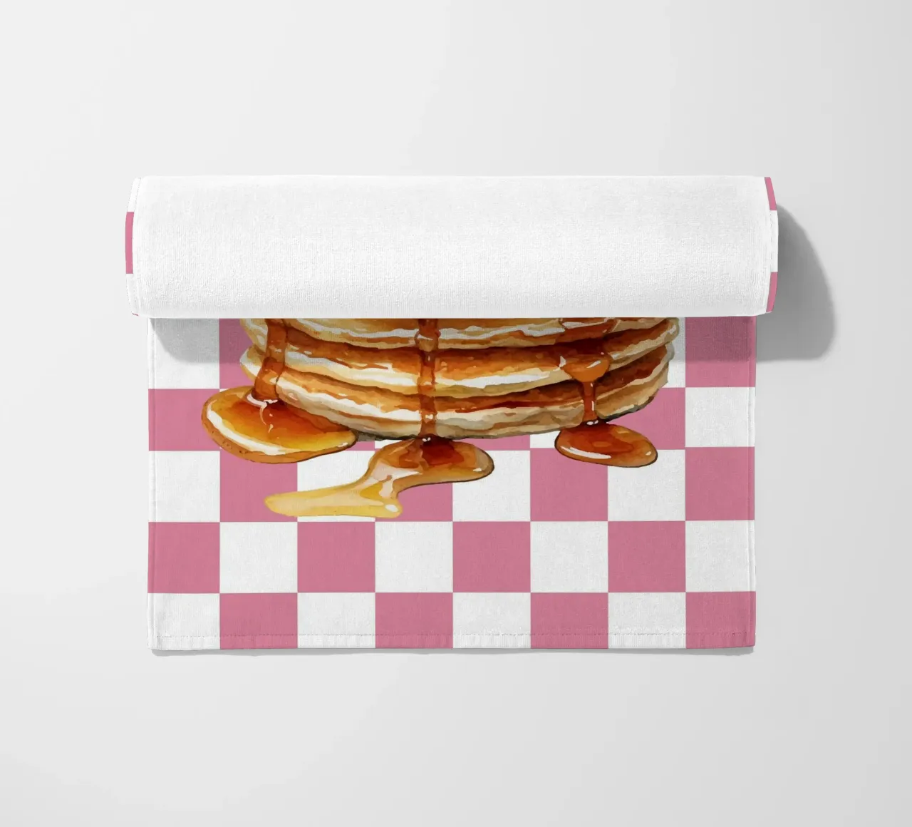 stack of pancakes beach towel by ramosashop