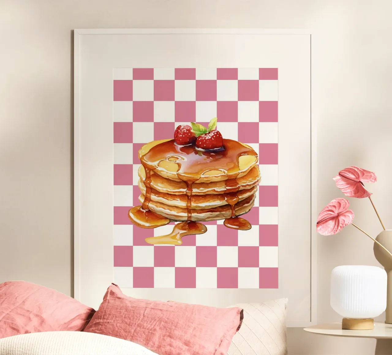 stack of pancakes poster da ramosashop