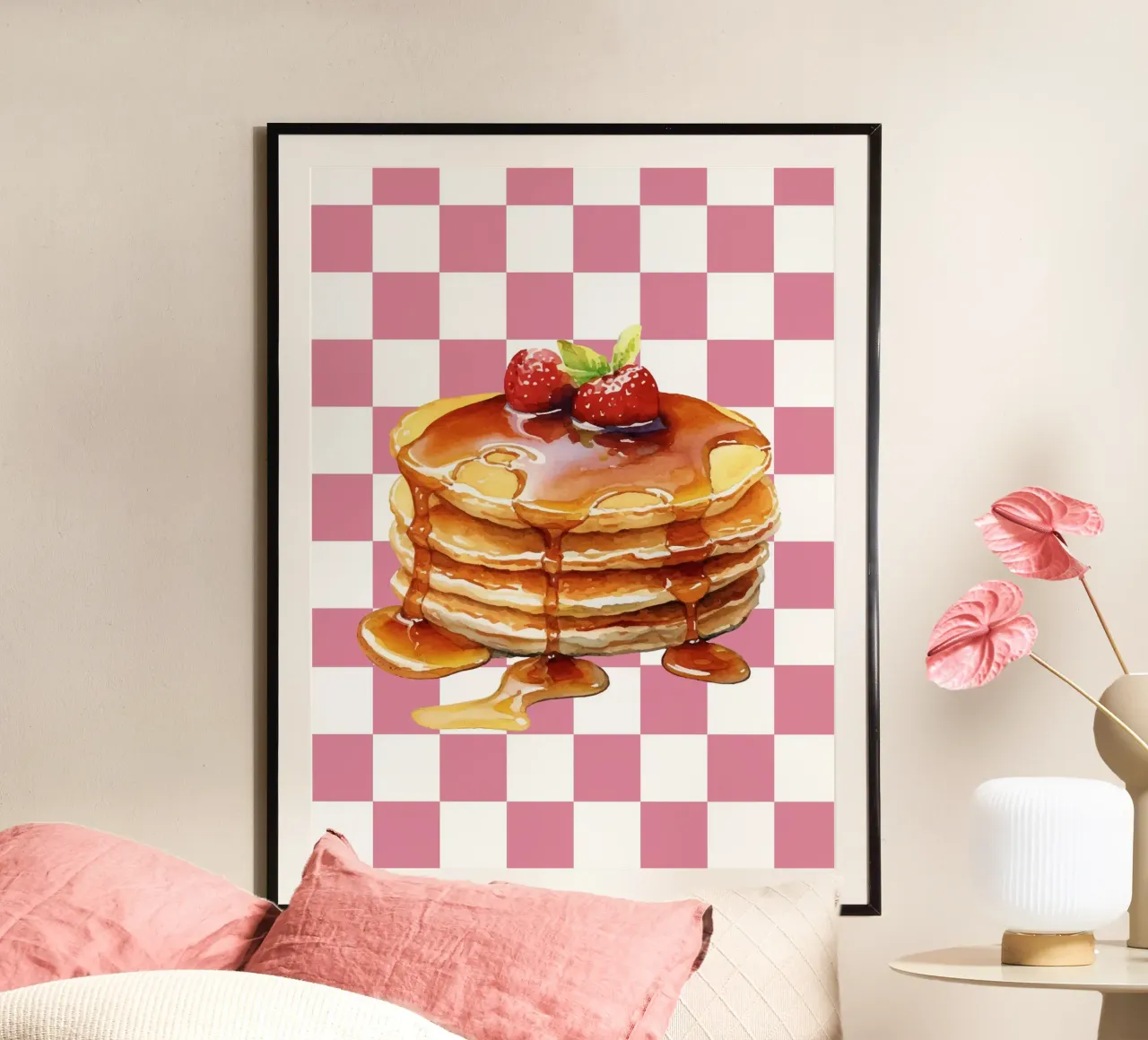 stack of pancakes poster da ramosashop