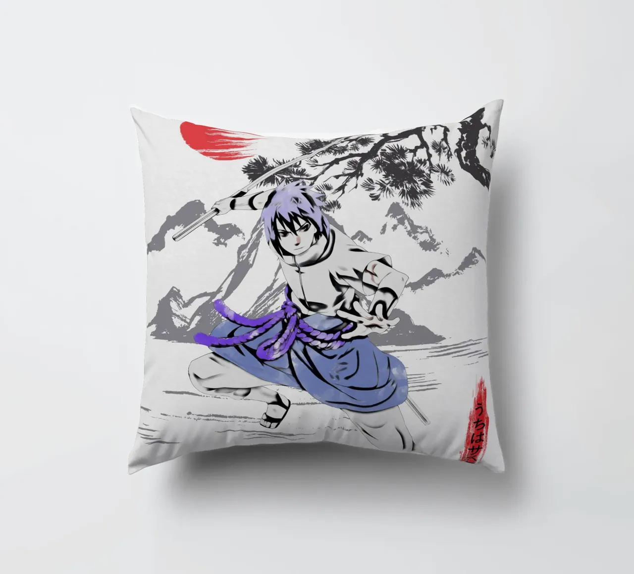 Uchiha Sasuke cuscino da Neonartstudio