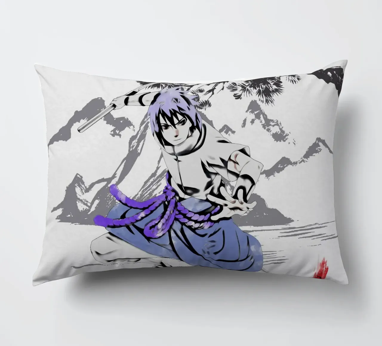 Uchiha Sasuke cuscino da Neonartstudio