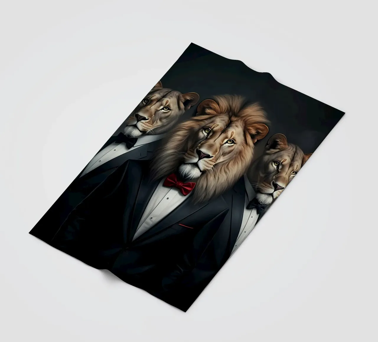 DE LEEUWENKONING fleecedeken van Art Digital Visuel