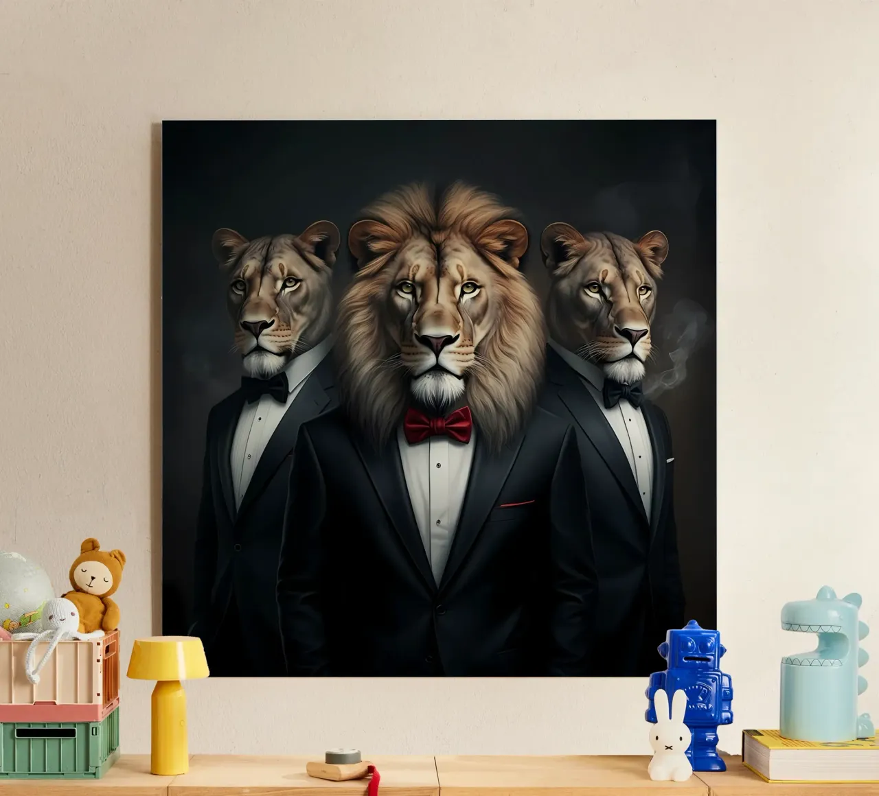 IL RE LEONE plexiglass da Art Digital Visuel