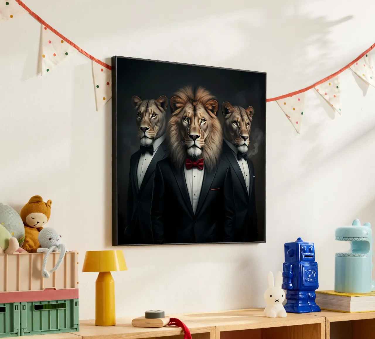 IL RE LEONE alluminio dibond da Art Digital Visuel