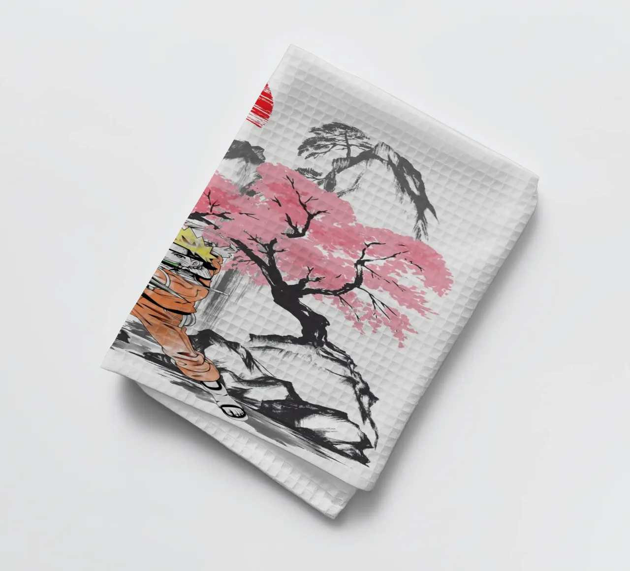Uzumaki Naruto tea towel by Neonartstudio