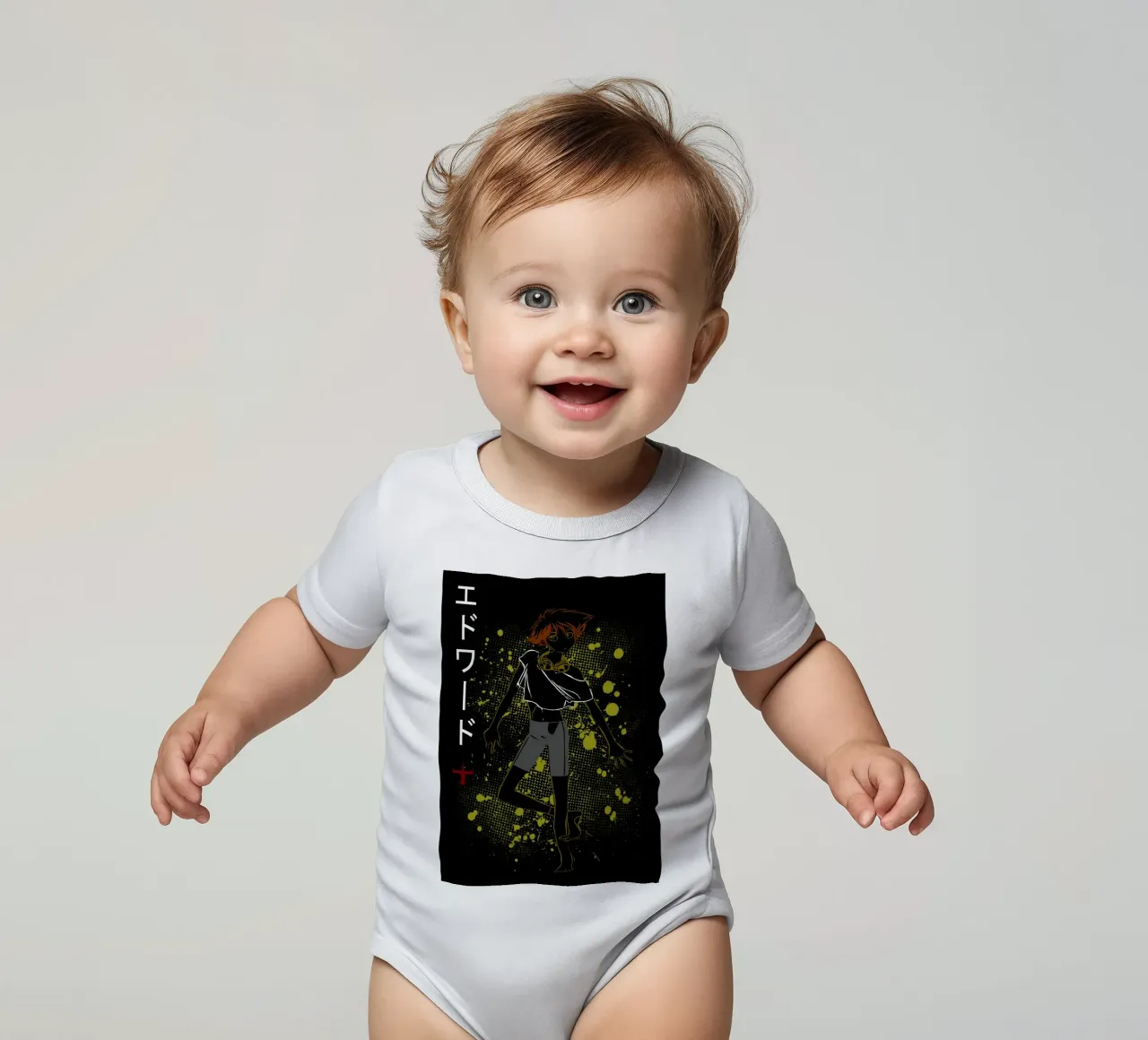 Edward body neonato maniche corte da Neonartstudio