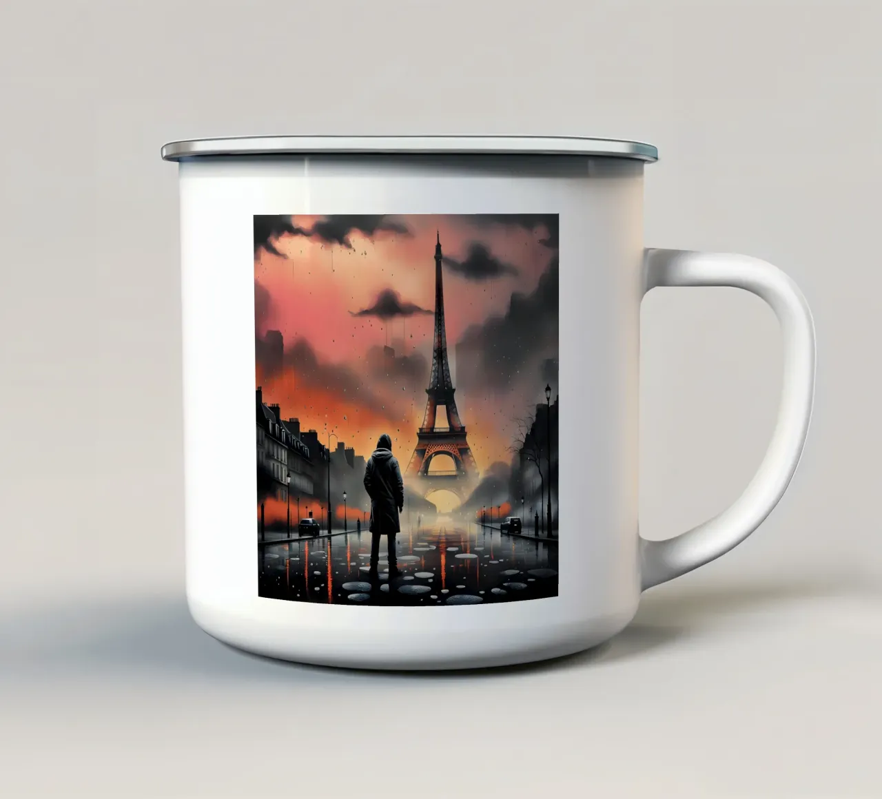 PARIGI, LA MAGNIFICA tazza in smalto da Art Digital Visuel