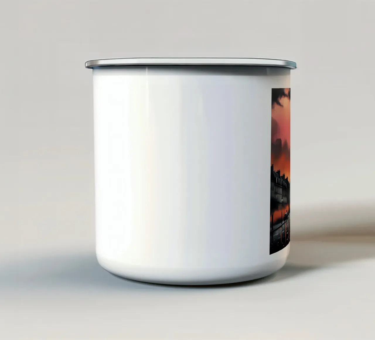 PARIGI, LA MAGNIFICA tazza in smalto da Art Digital Visuel