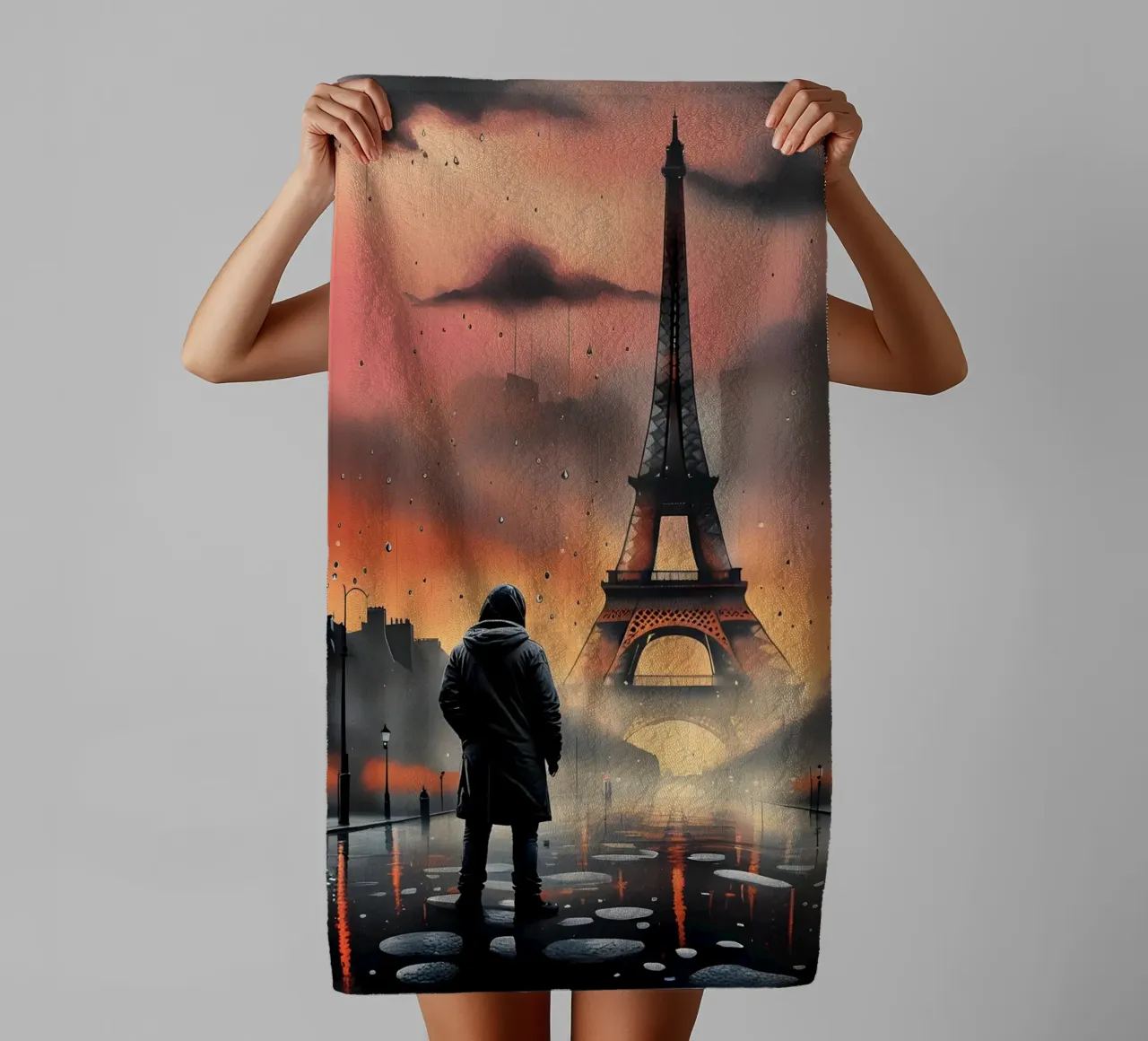 PARIGI, LA MAGNIFICA asciugamano da bagno da Art Digital Visuel