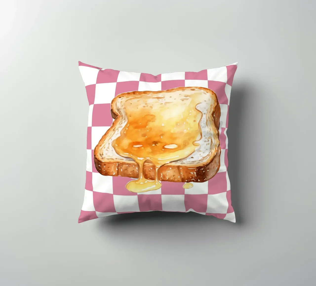 slice of toast cuscino da ramosashop