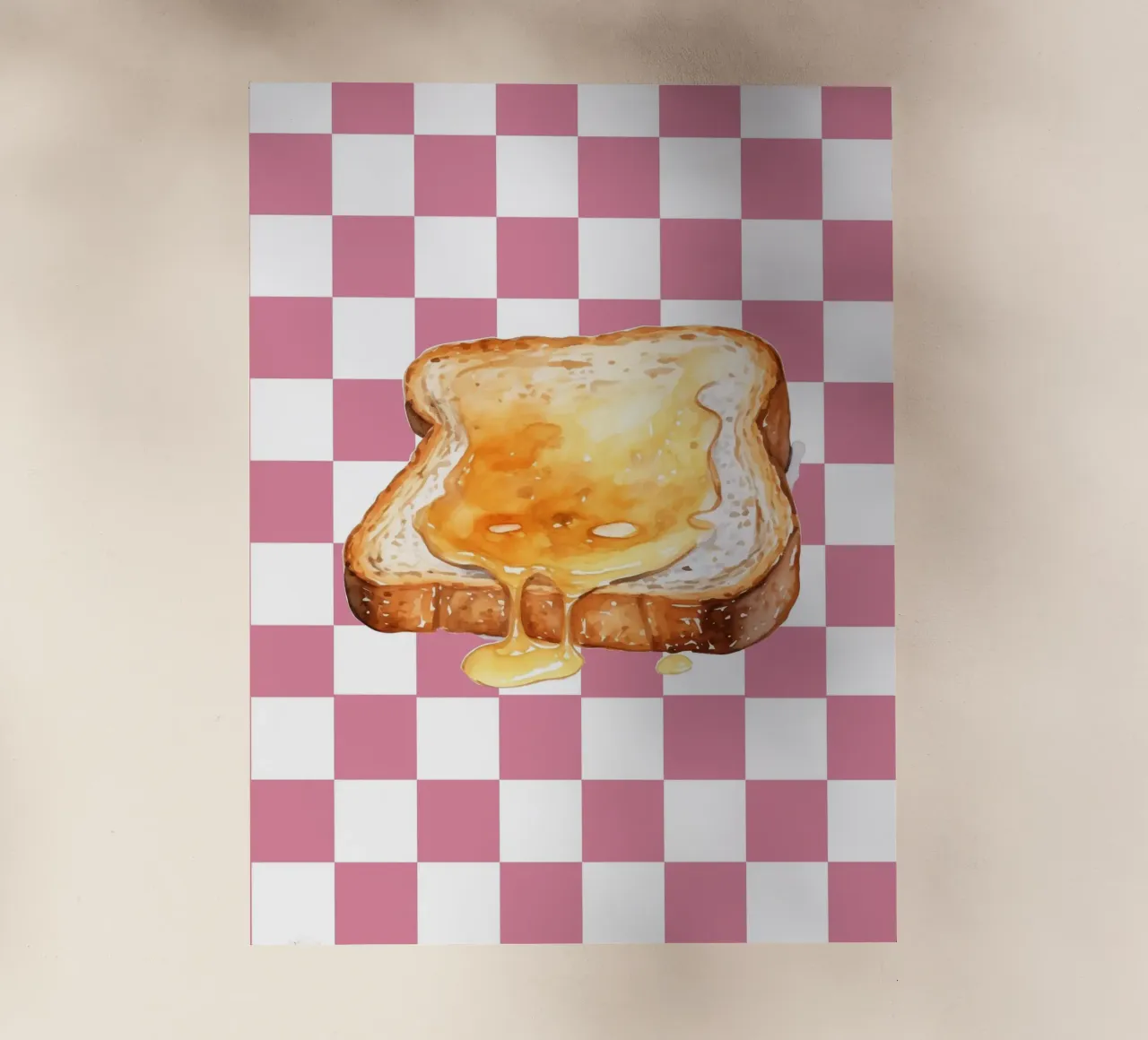 slice of toast Backlit Folie von ramosashop