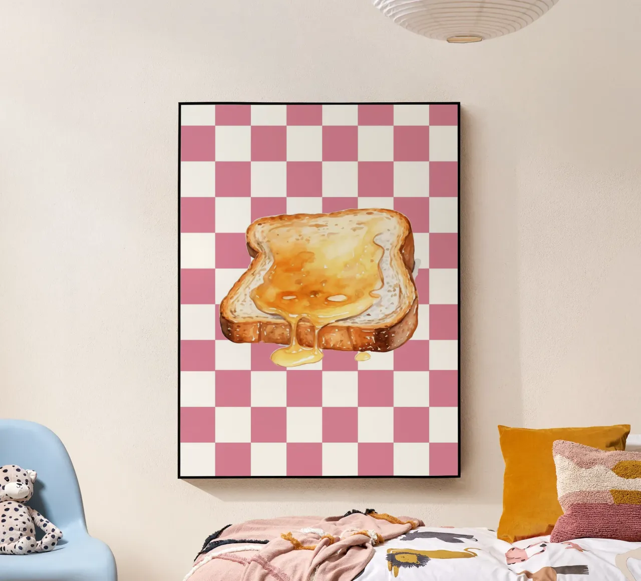 slice of toast acrylic glass by ramosashop