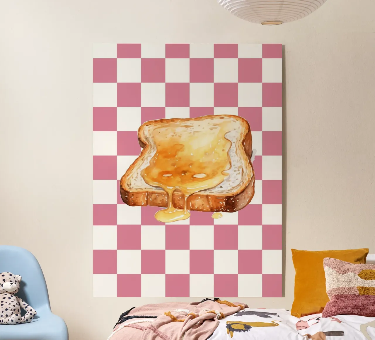 slice of toast acrylic glass by ramosashop
