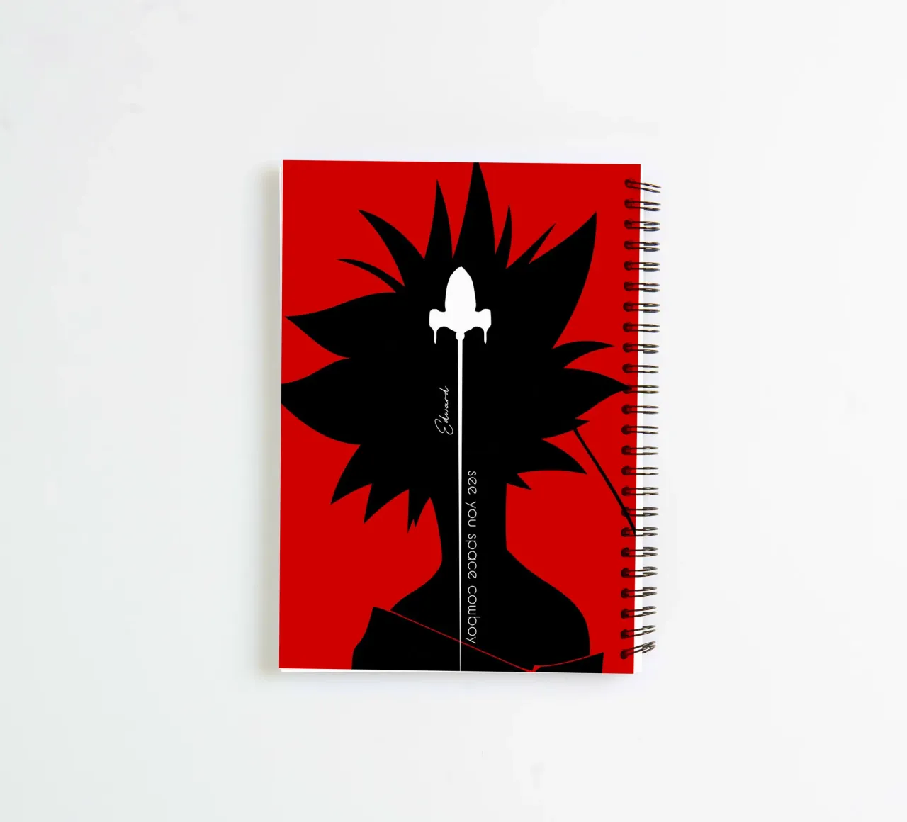 Edward spiral notebook by Neonartstudio