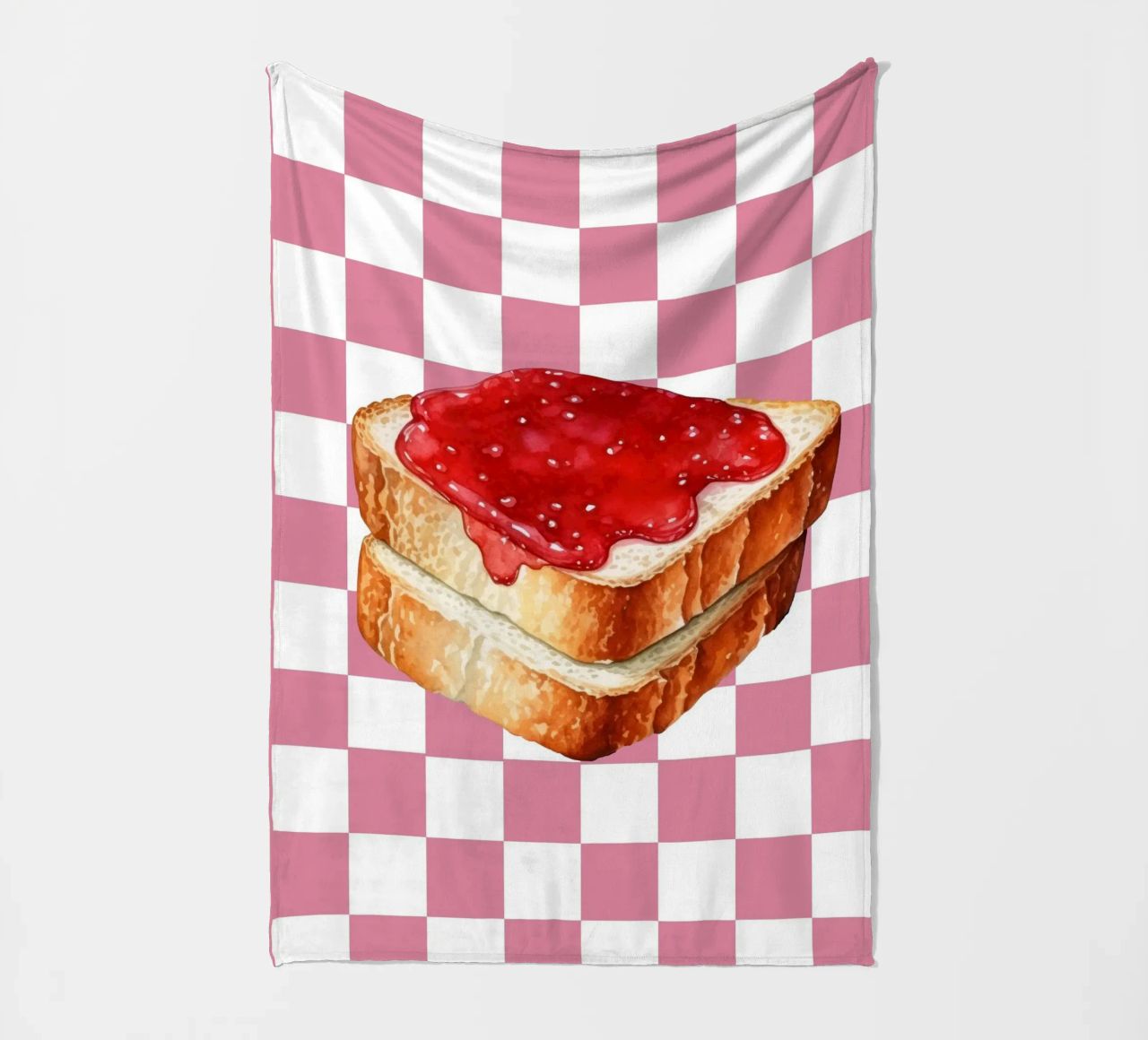 stack of three slices of toast coperta in pile da ramosashop