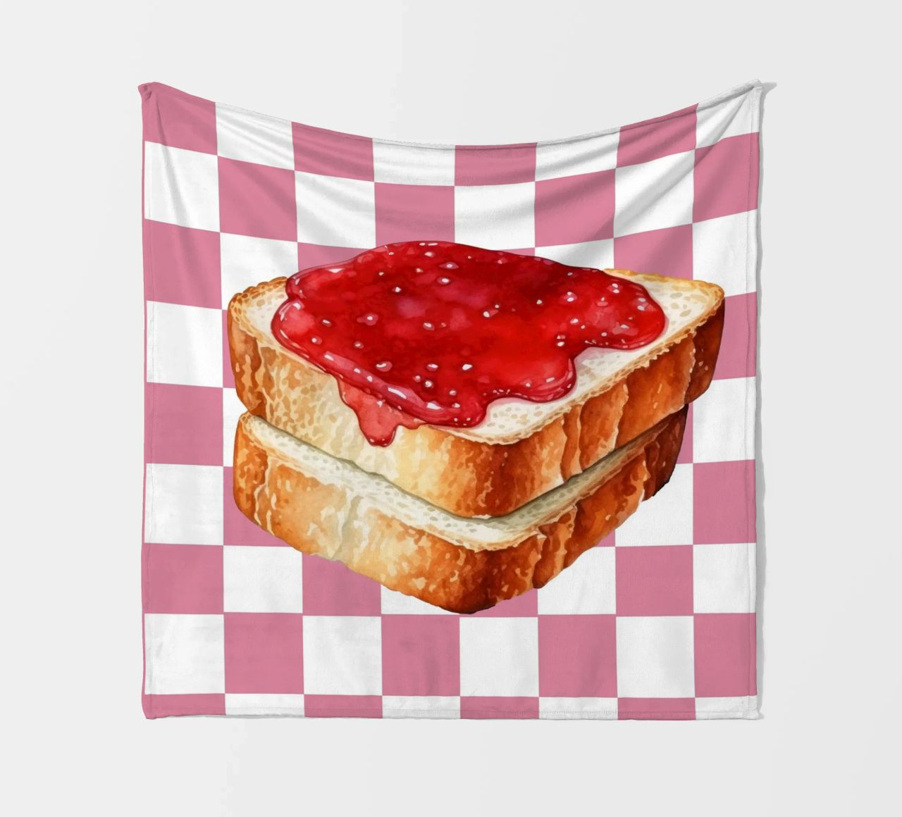 stack of three slices of toast coperta in pile da ramosashop