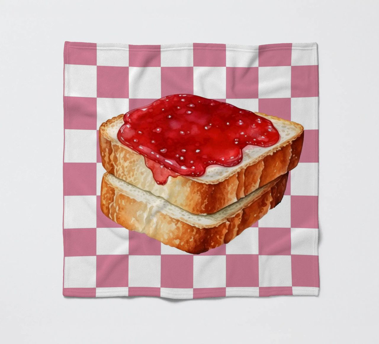 stack of three slices of toast coperta in pile da ramosashop