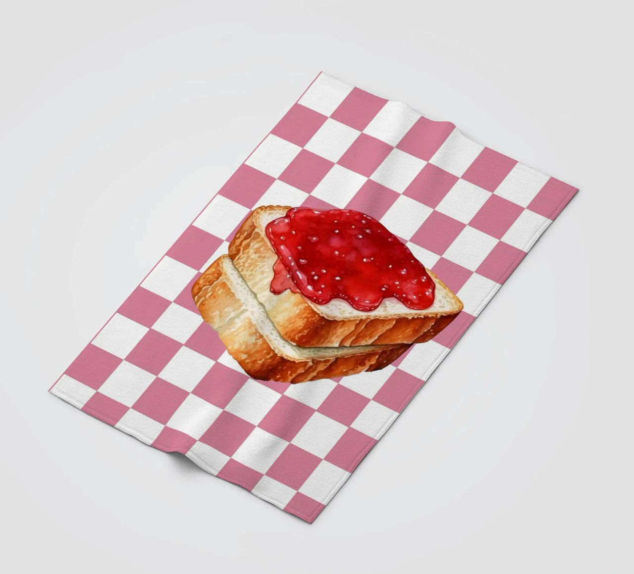 stack of three slices of toast coperta in pile da ramosashop