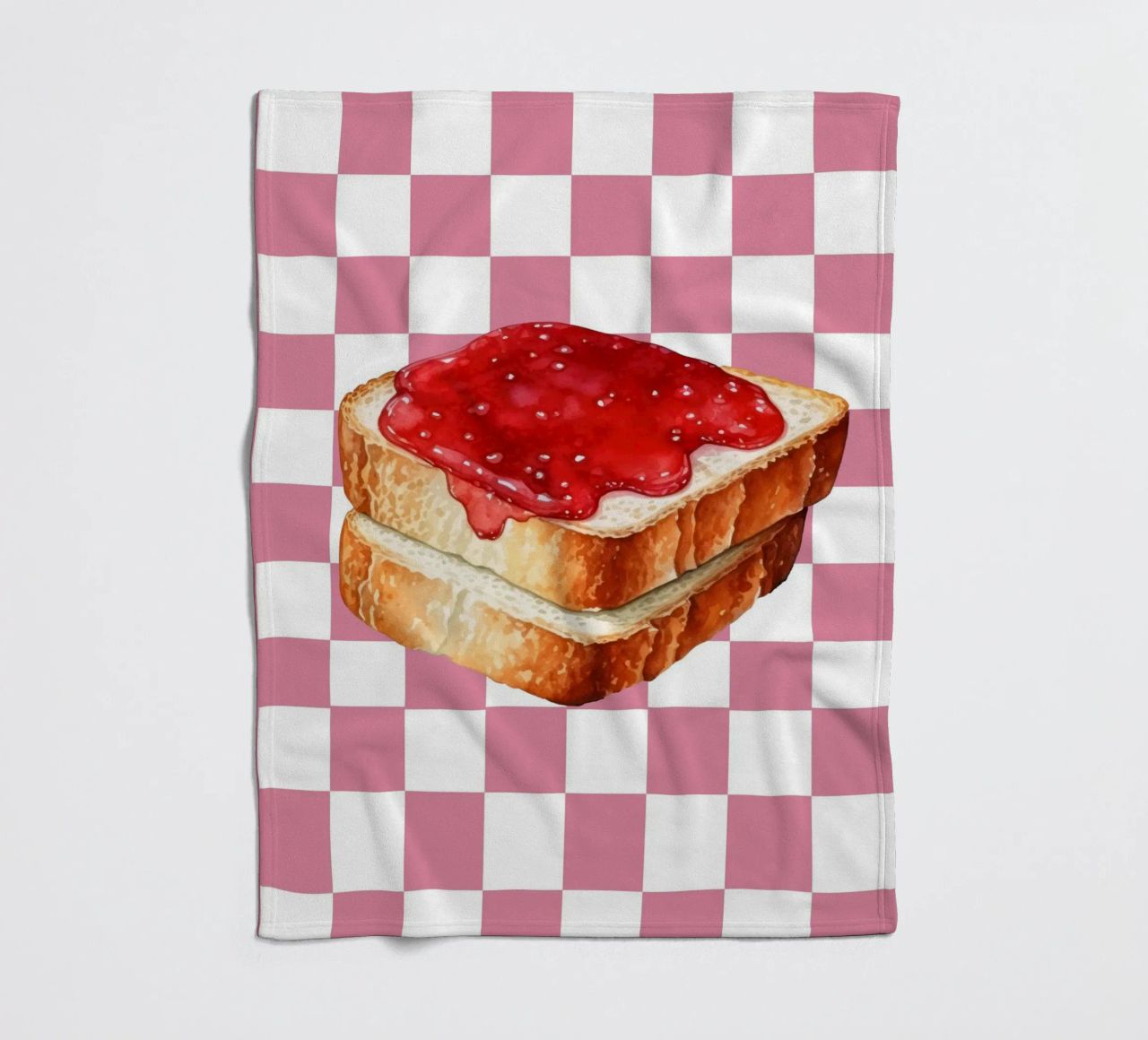 stack of three slices of toast coperta in pile da ramosashop
