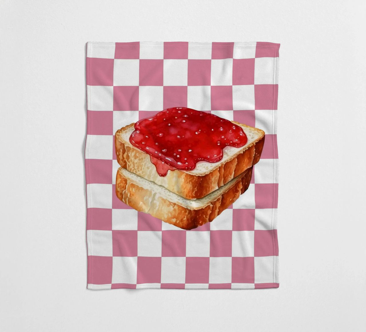 stack of three slices of toast coperta in pile da ramosashop