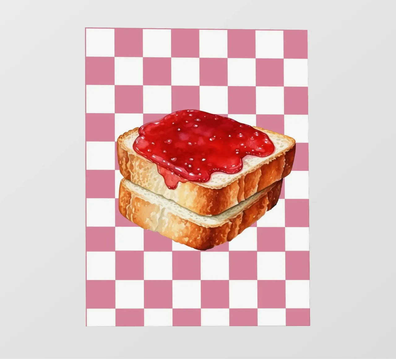 stack of three slices of toast Backlit Folie von ramosashop