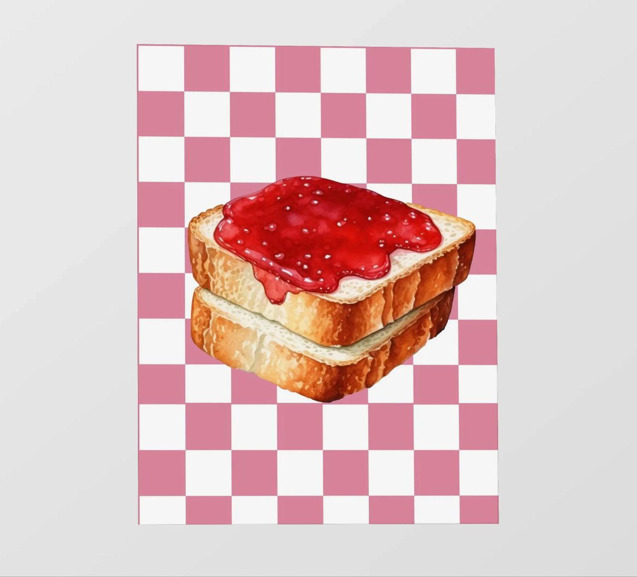 stack of three slices of toast telo in pvc da ramosashop