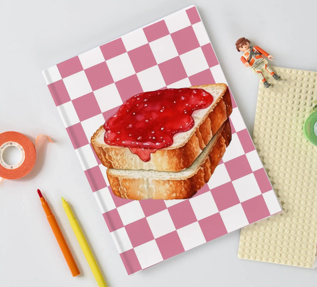 stack of three slices of toast diario da ramosashop